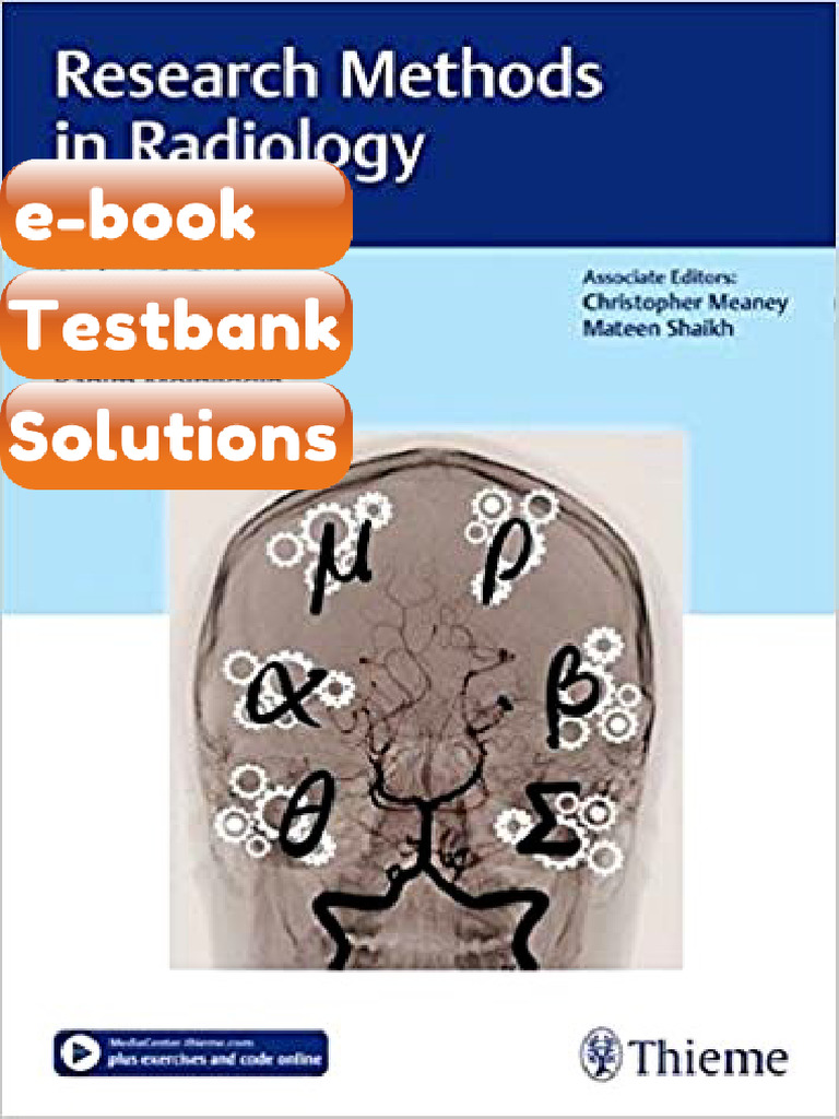 Testbank - Research Methods in Radiology by Andrea S Doria George ...