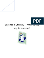 Balanced Literacy PowerPoint