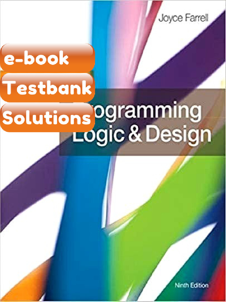 Ebook & Testbank Programming Logic Design Comprehensive 9th Edition ...