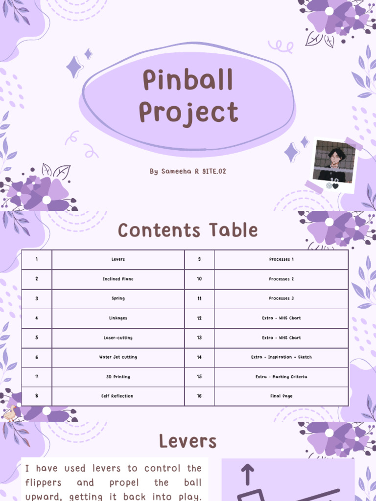 Pinball Machine - Mechanics Unit | PDF | 3 D Printing | Industrial ...