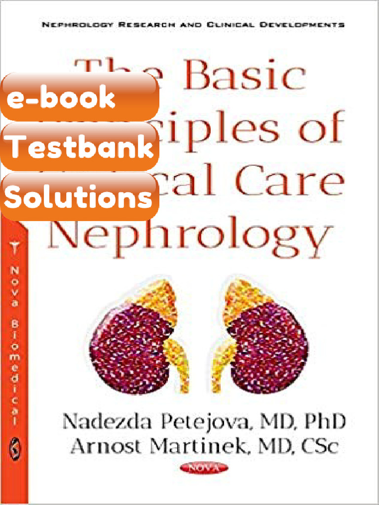 Testbank - The Basic Principles of Critical Care Nephrology by Nadezda ...