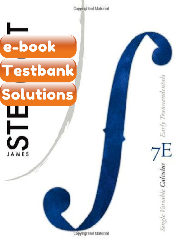 Testbank - 2011 Single Variable Calculus Early Transcendentals 7th ...