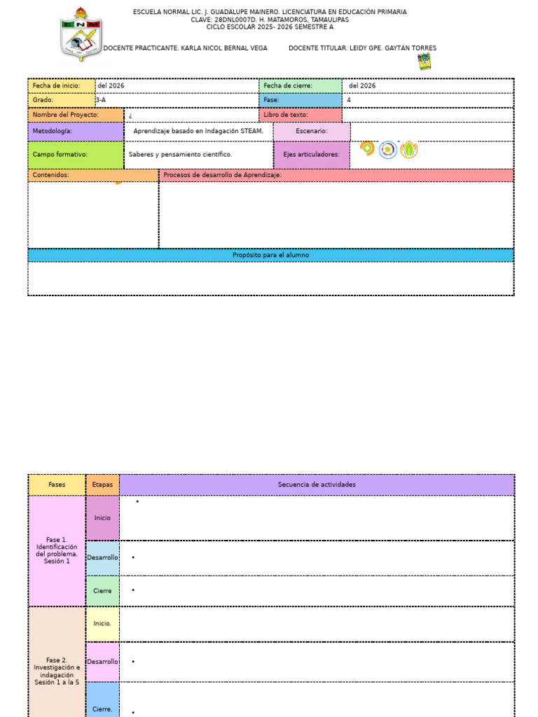 Planeacion Marzo | PDF | Educación primaria | Aprendizaje