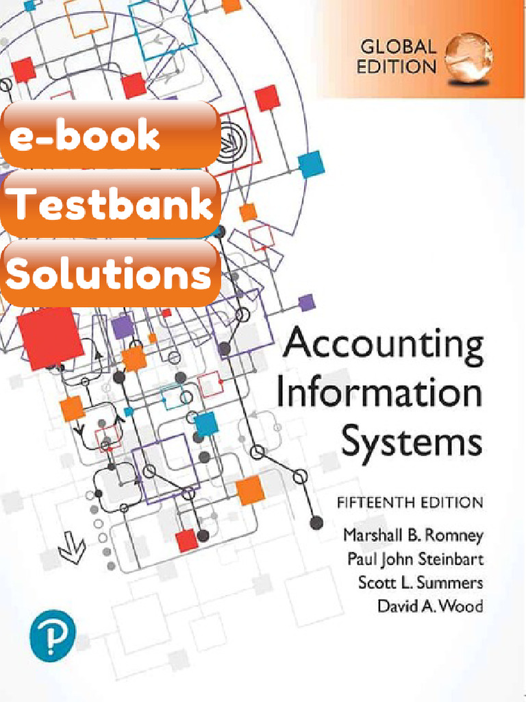 Accounting Information Systems 15th Global Edition by Marshall B Romney ...
