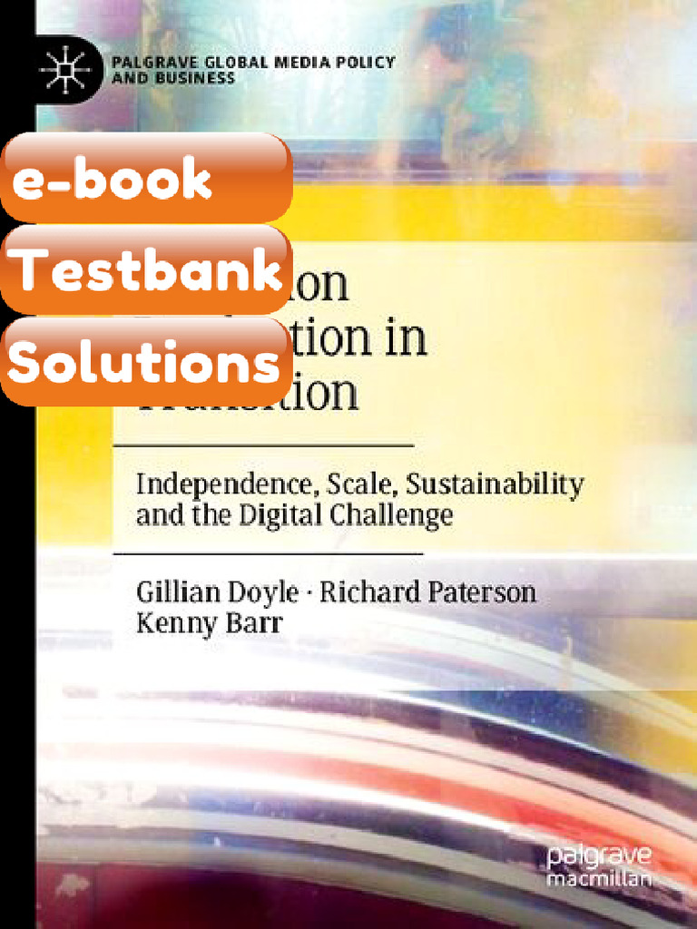 Television Production in Transition Independence Scale Sustainability ...