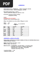 Dosis y usos de Triapen Forte | PDF | Influenza | Penicilina