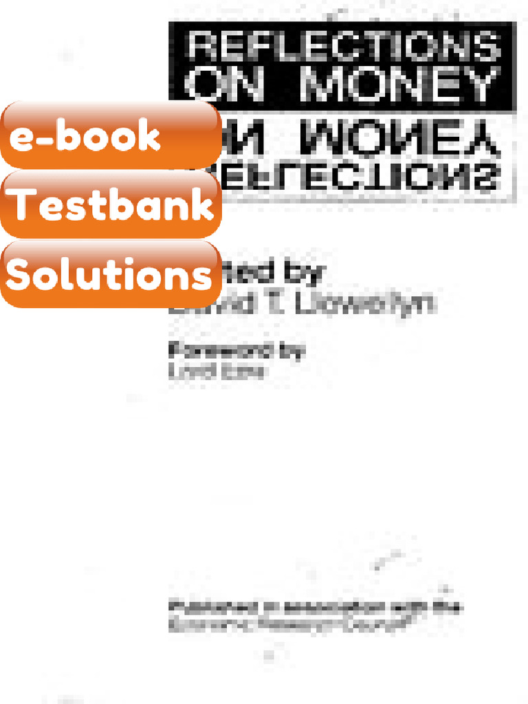 Ebook & Testbank Reflections On Money | PDF | Subscription Business ...