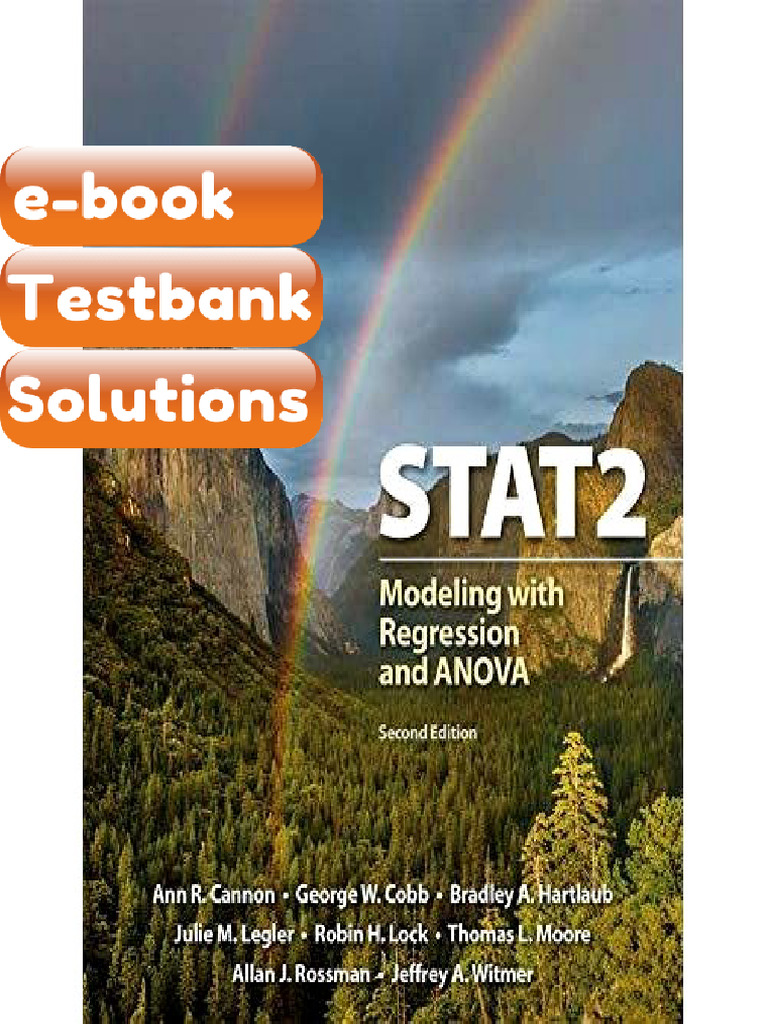 Testbank - STAT 2 2nd by Cannon | PDF | Subscription Business Model ...