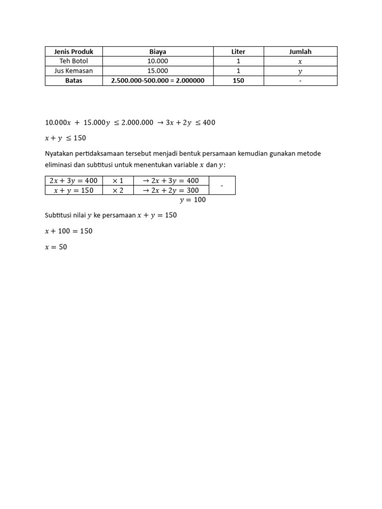 Tabel e Modul | PDF