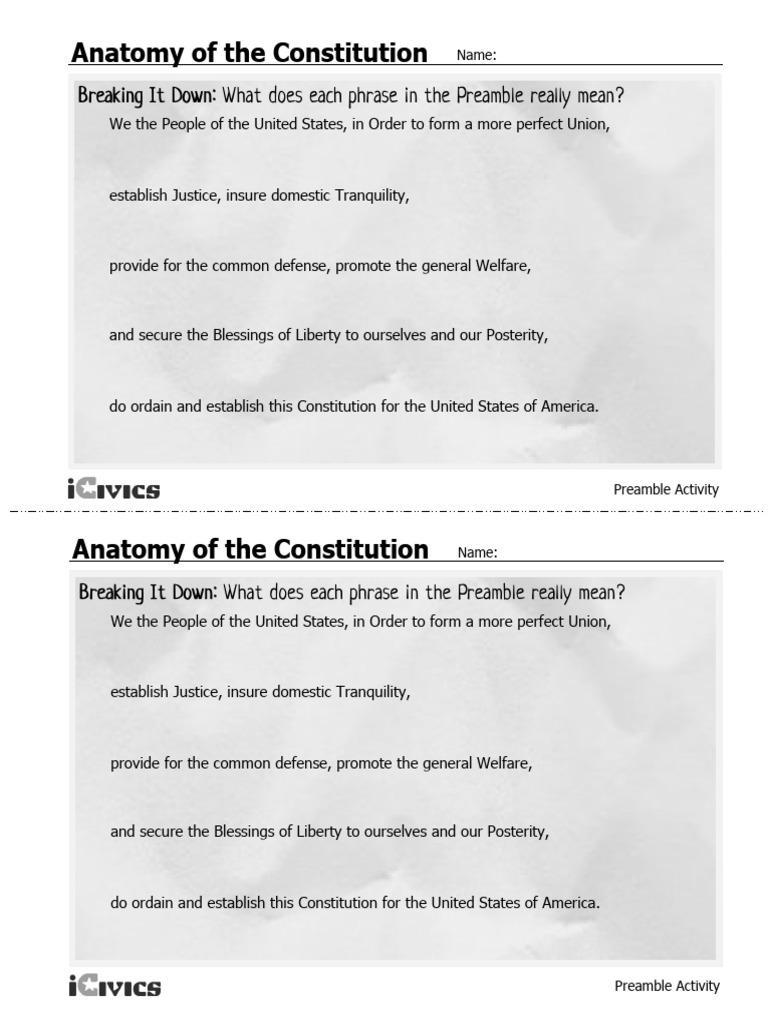 Anatomy of Constitution StudentDocs 0 | PDF | Article Three Of The ...