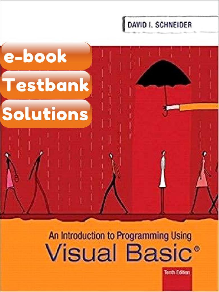eBook & Testbank Introduction to Programming Using Visual Basic 10th ...