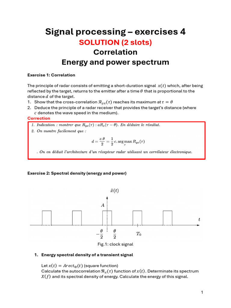 TD4 Solution | PDF