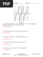 AP Precalculus Quiz: Trigonometric Values | PDF