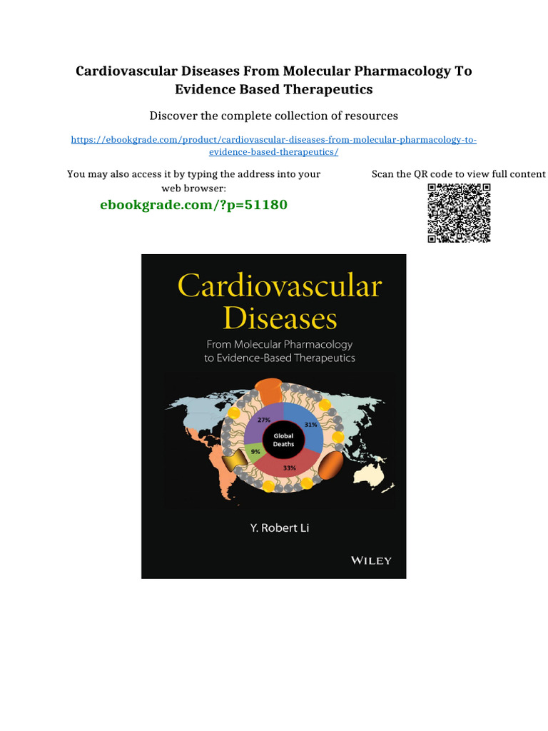 Cardiovascular Diseases From Molecular Pharmacology To Evidence Based ...