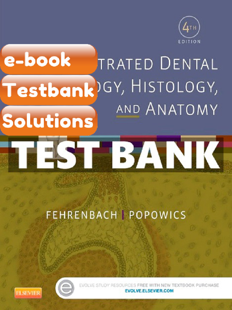 Ebook & Testbank Illustrated Dental Embryology Histology and Anatomy ...