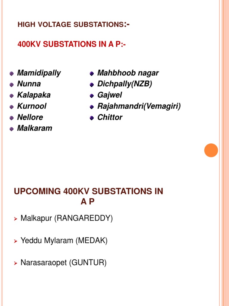 High Voltage Substation Overview | PDF | Relay | Electrical Substation