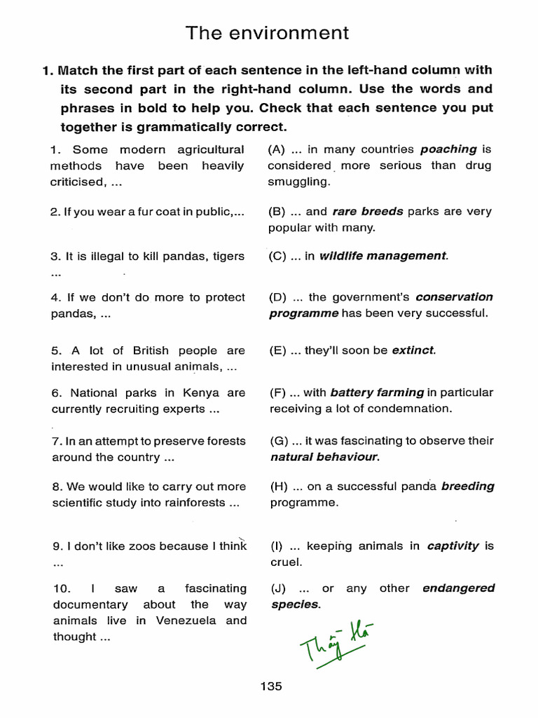 Environment Exercises | PDF
