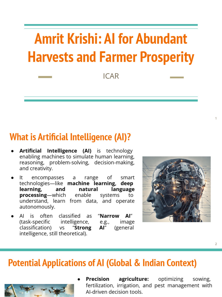 Amrit Krishi | PDF | Artificial Intelligence | Intelligence (AI ...