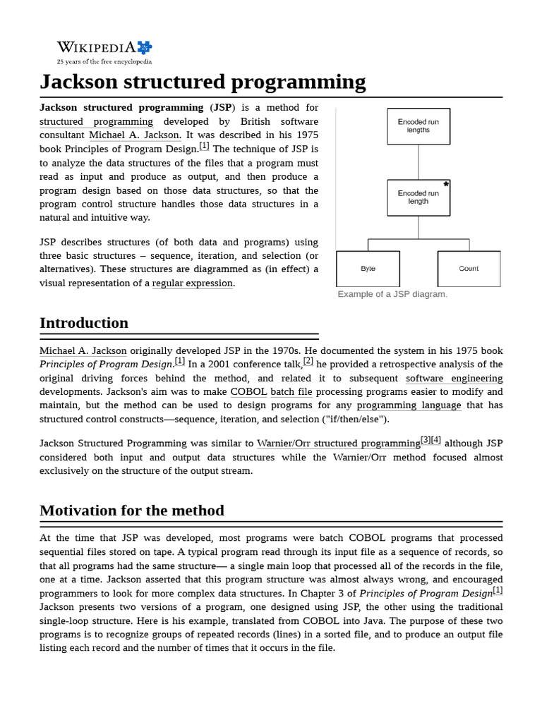 Jackson Structured Programming | PDF | Computer Programming | Computing