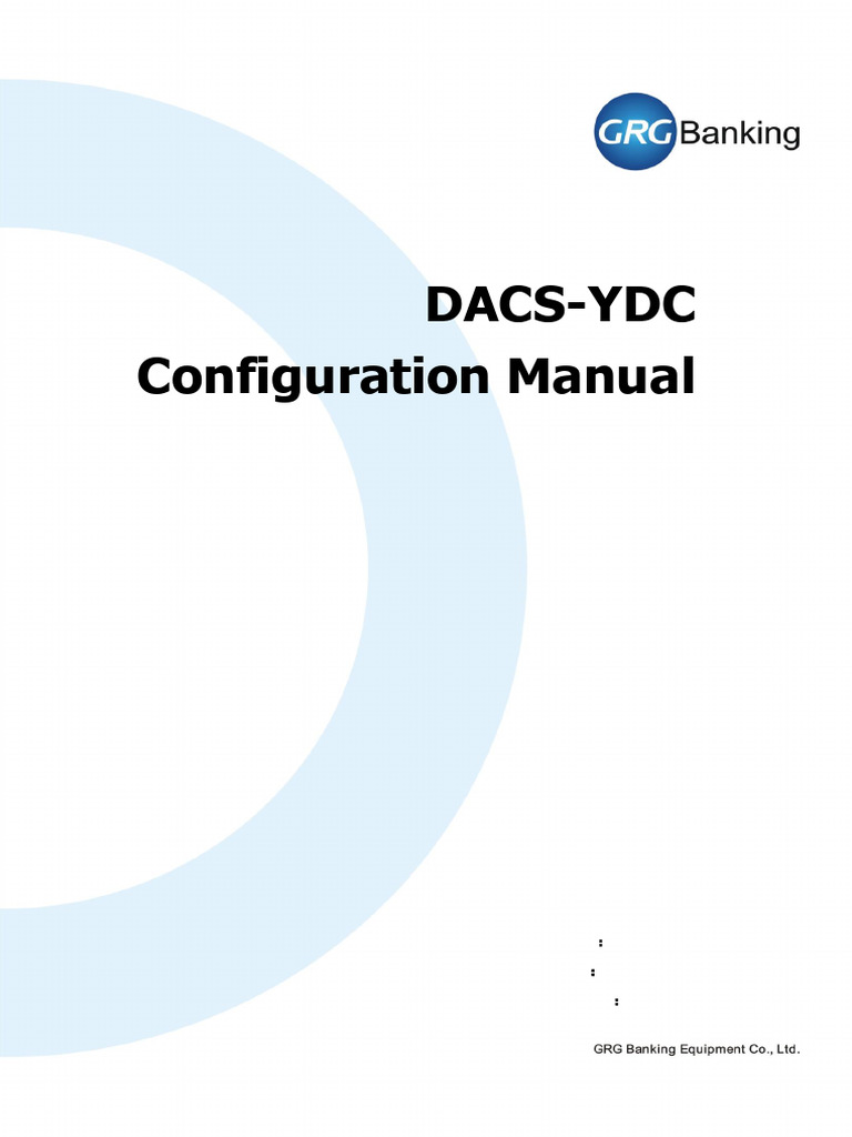 Ydc Configuration Manual | PDF | Computer Network | Parameter (Computer ...