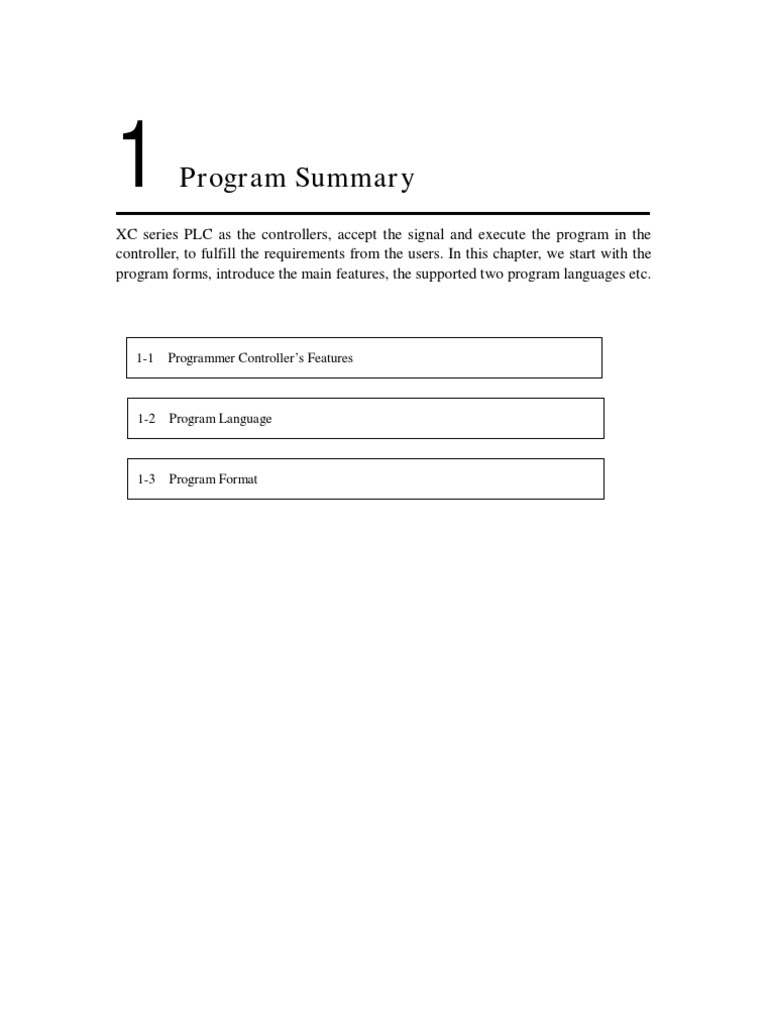 XC Instruction Manual | PDF | Relay | Input/Output