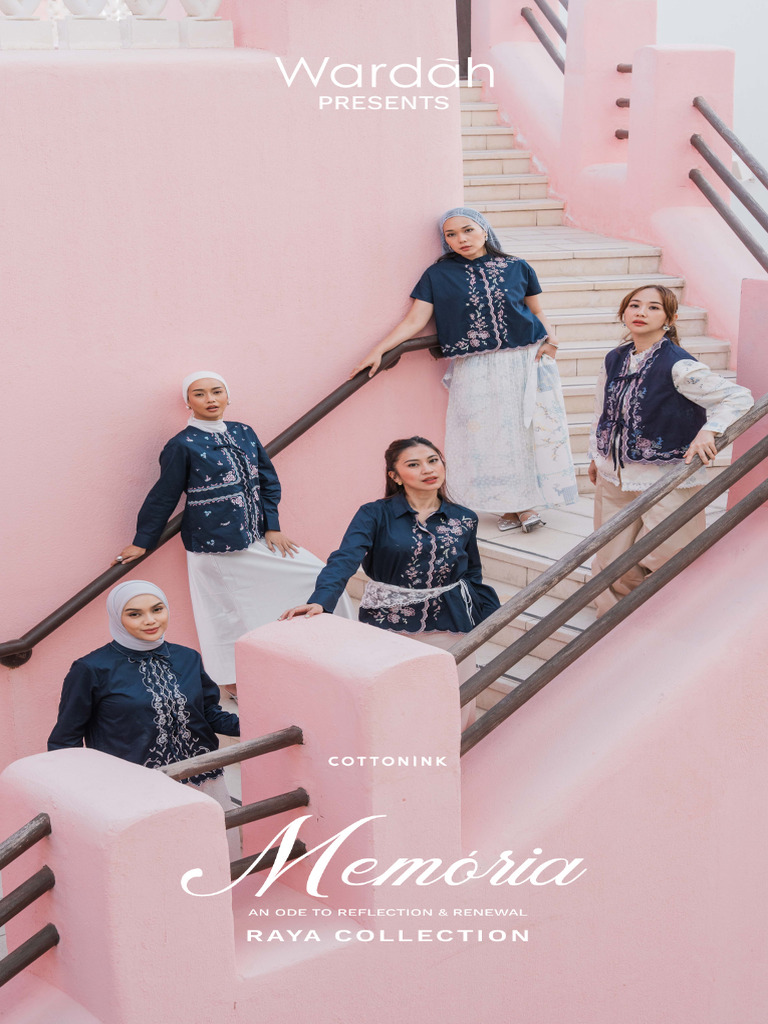 Lookbook COTTONINK Raya Collection - MEMORIA | PDF | Waist | Human Anatomy