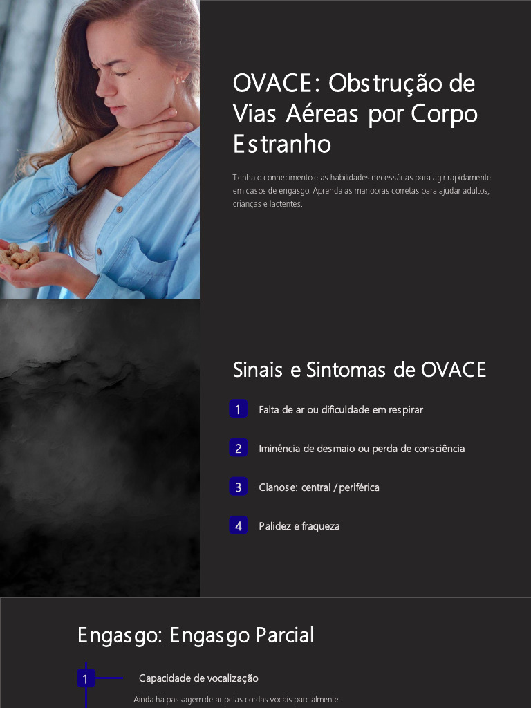 OVACE Obstrucao de Vias Aereas Por Corpo Estranho | PDF ...