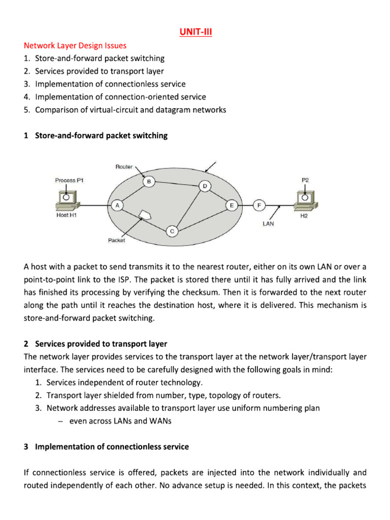 Network Layer | PDF
