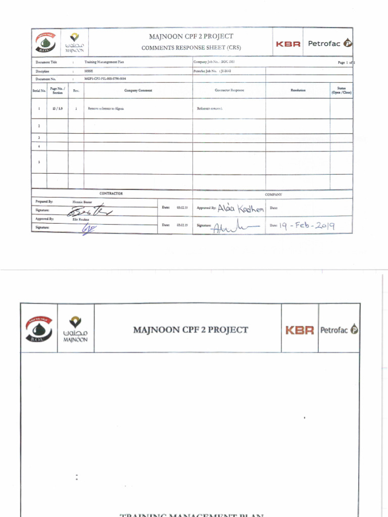 MGP1-CP2-PIL-HS-5798-0004 - 002 Training | PDF | Occupational Safety ...