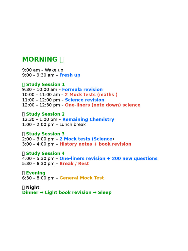 Morning ? | PDF