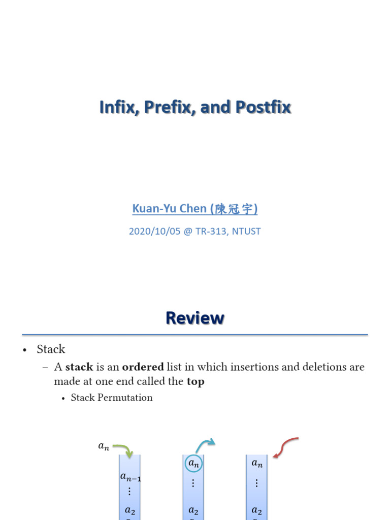 Convertion of Infix, Prefix and Postfix | PDF | Mathematics | Notation