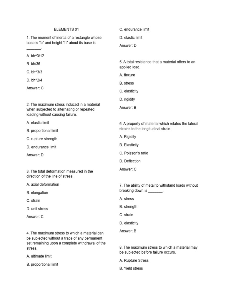 Prime MD Terms | PDF | Strength Of Materials | Deformation (Engineering)