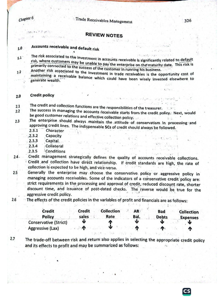 Receivables and Inventory Management | PDF