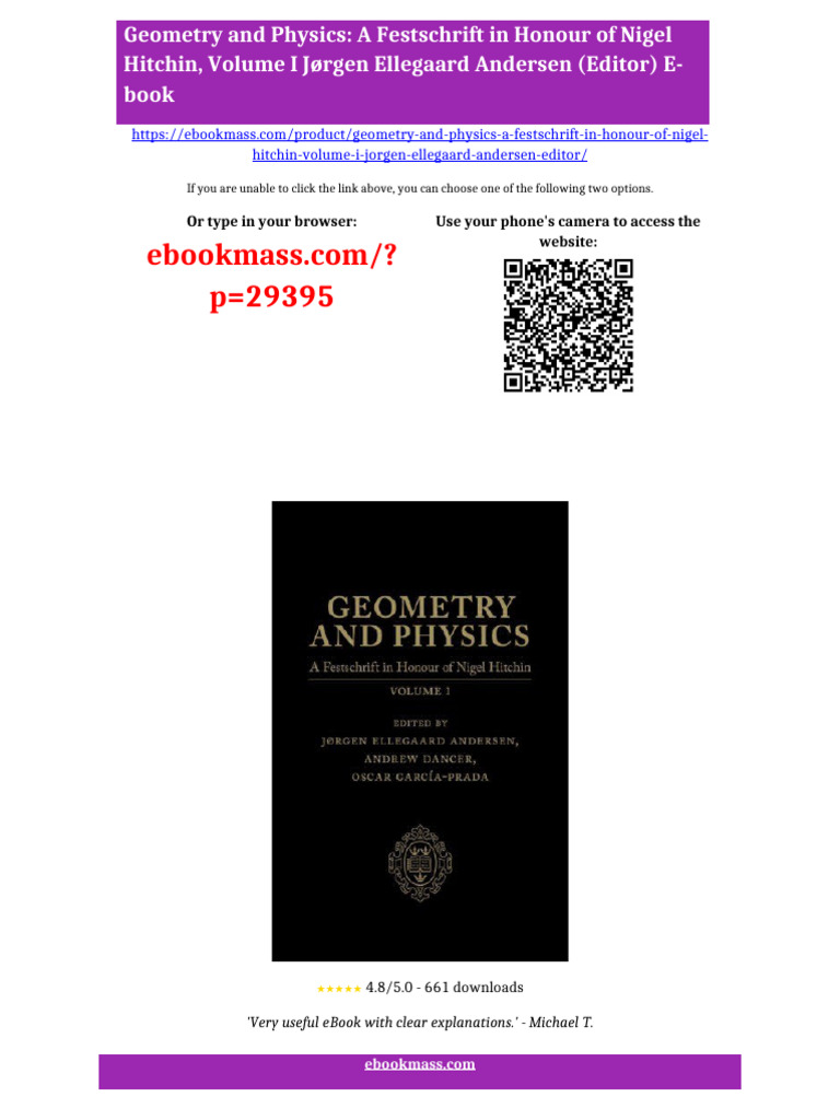 Geometry and Physics: A Festschrift in Honour of Nigel Hitchin, Volume ...
