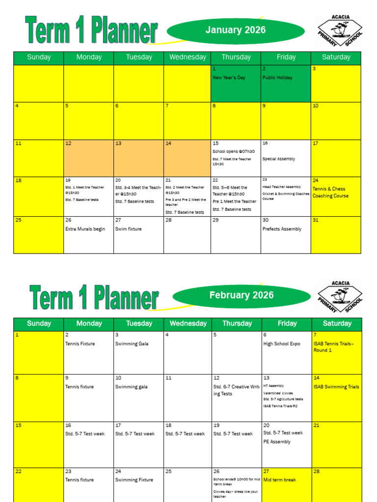 Term 1 Planner - Pupils | PDF | April Observances | Eastertide