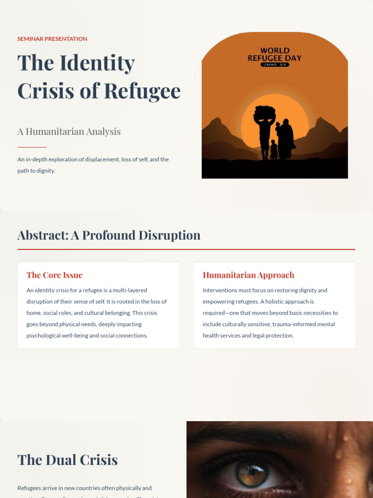 The Identity Crisis of Refugee | PDF | Refugee | United Nations High ...