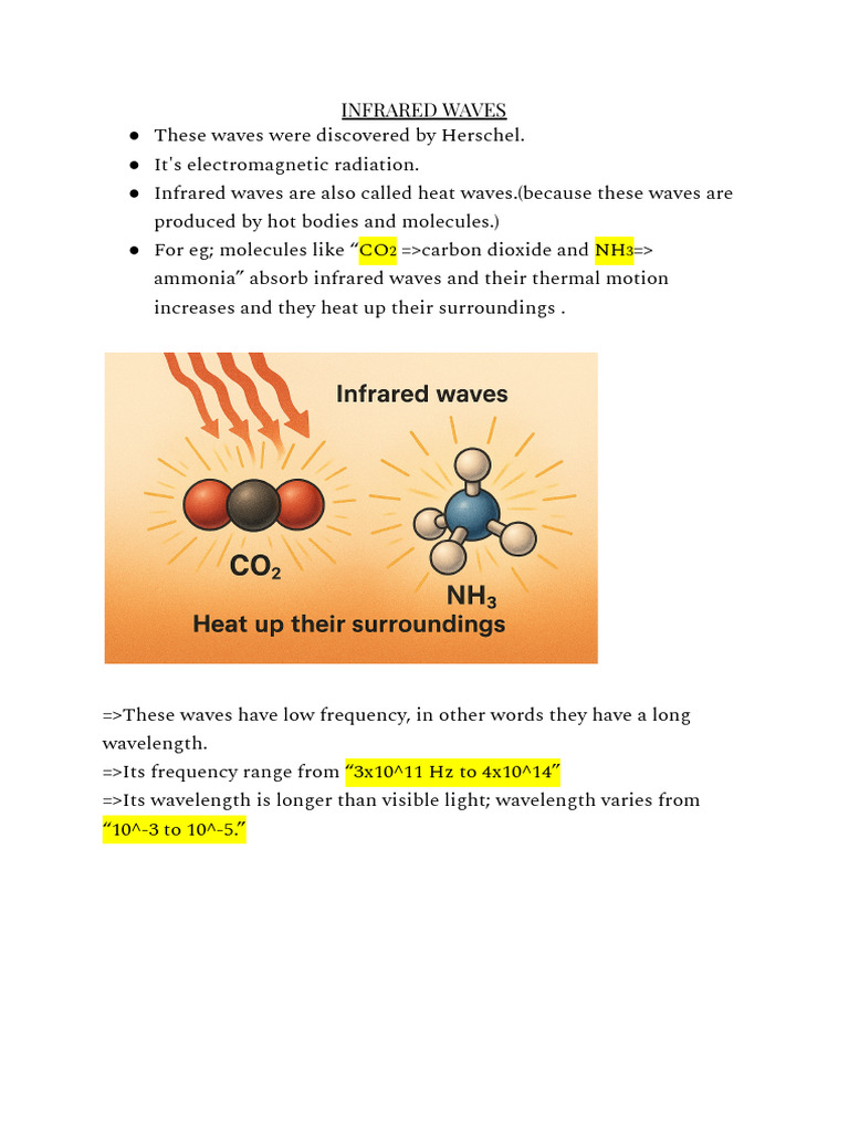Infrared Waves | PDF