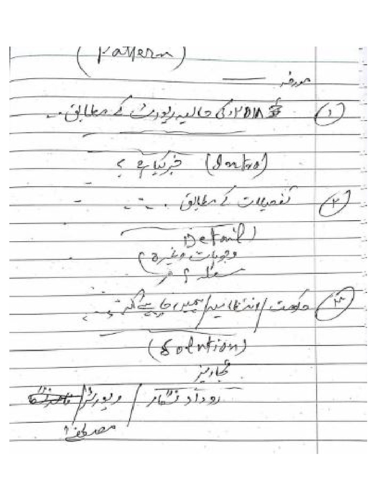 Urdu Letter Format | PDF