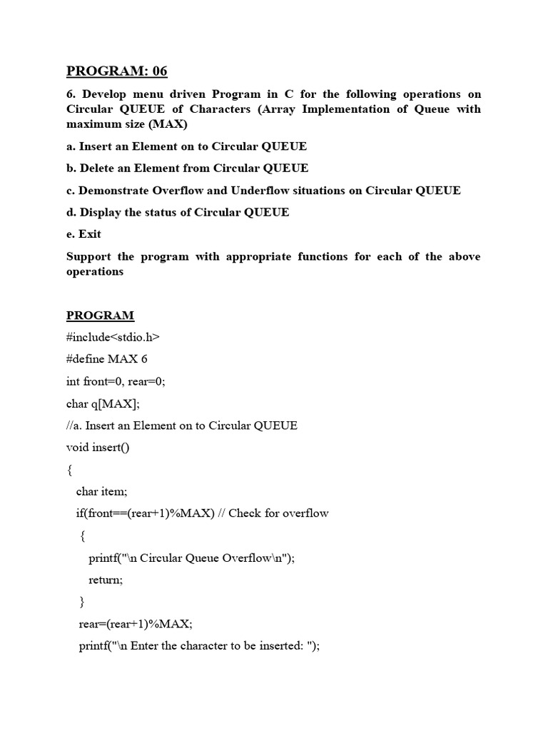 DS Lab P6 | PDF