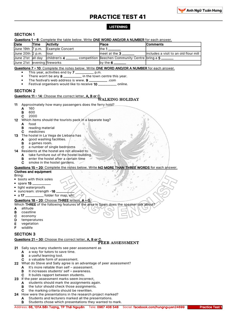 (B2) IELTS Original 41 | PDF