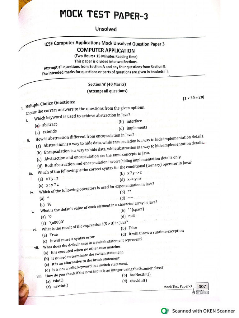 Mock Test 3 | PDF