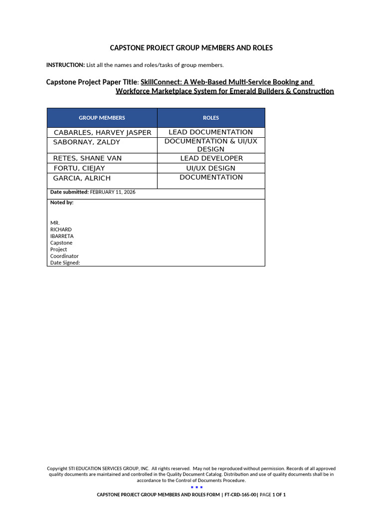 Roles | PDF