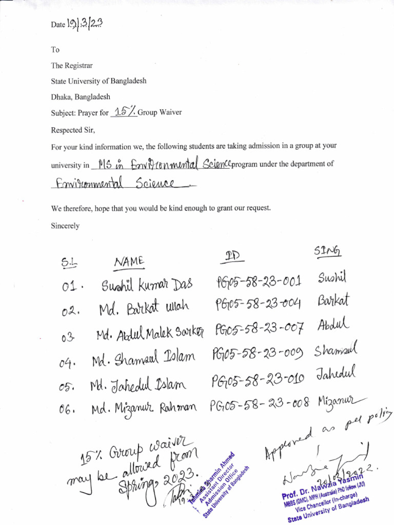 Group Application | PDF