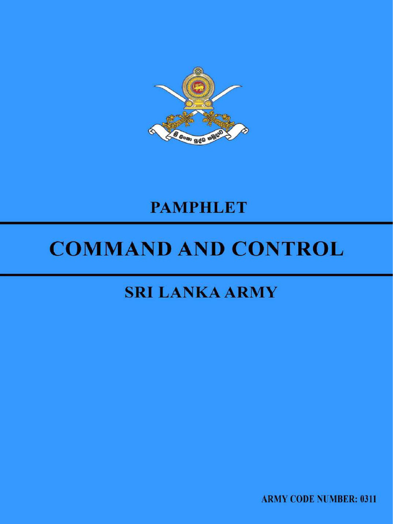 Command and Control Pamphlet | PDF | Command And Control | Decision Making