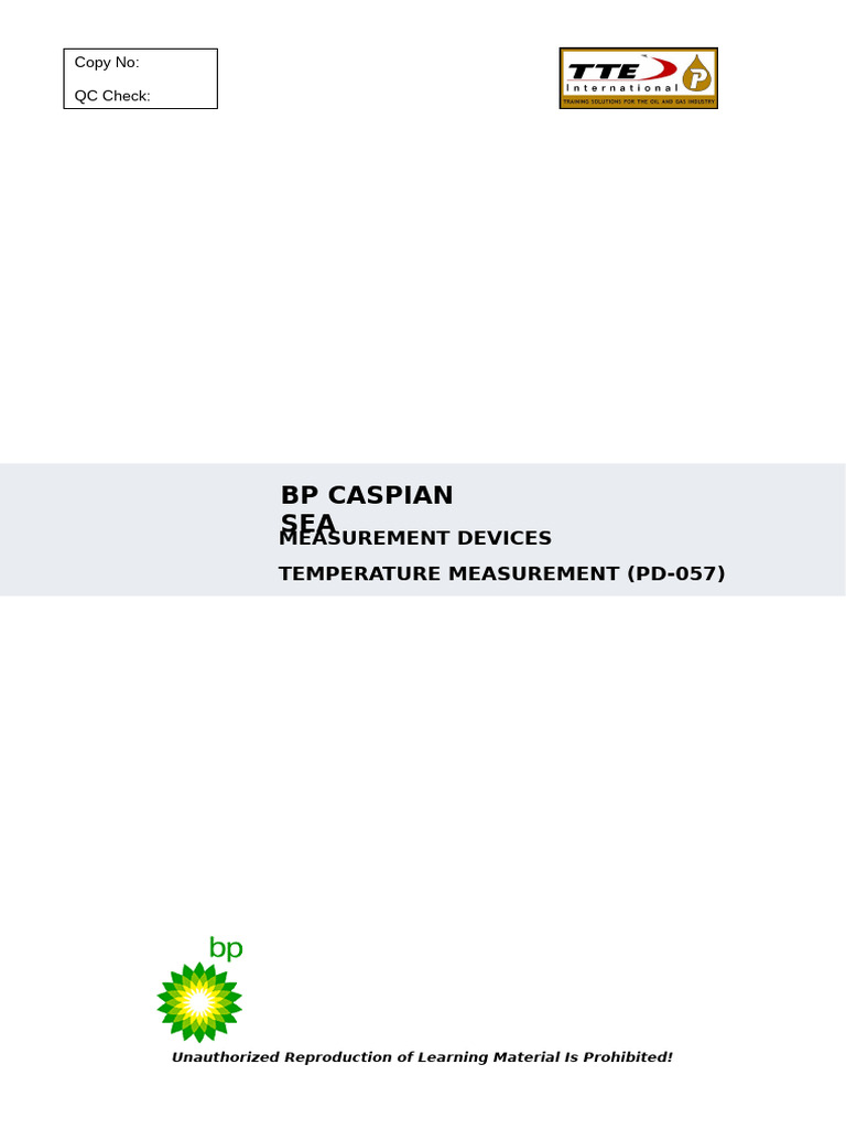PD-057 Temperature Measurement | PDF | Thermocouple | Thermometer