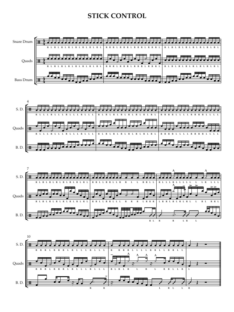 Stick Control | PDF