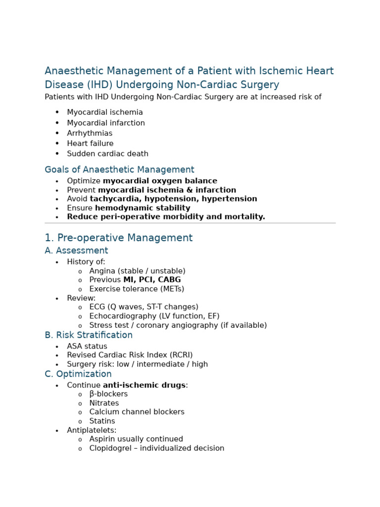 Ischemic Heart Diseases | PDF | Myocardial Infarction | Ischemia