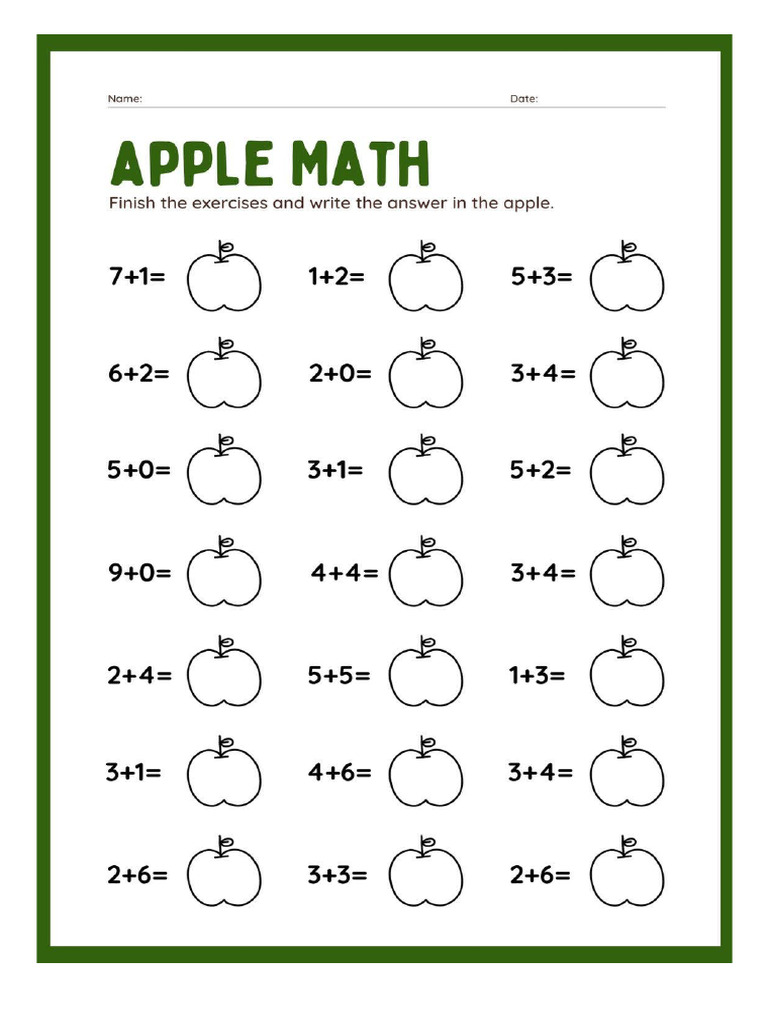 100+ Printable Math Worksheets PDF | PDF