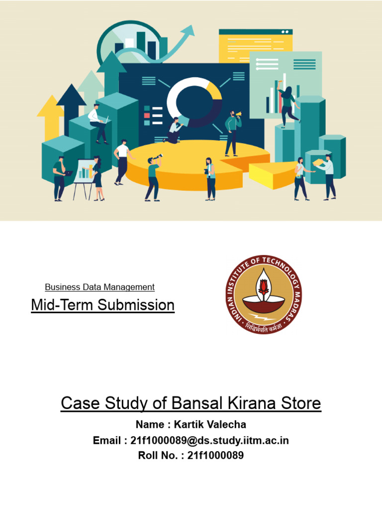 21f1000089 - BDM Mid Term | PDF | Data | Pie Chart