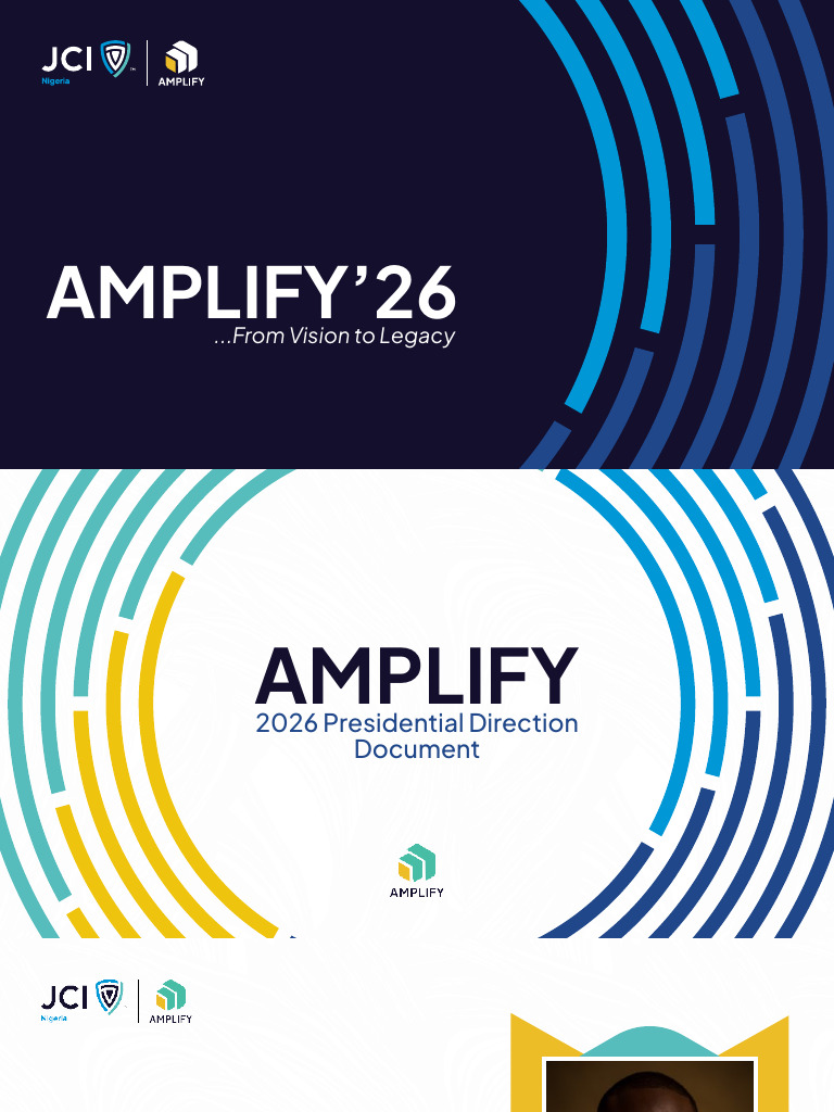 AMPLIFY'26 - Concept Document | PDF | Sustainability | Performance ...